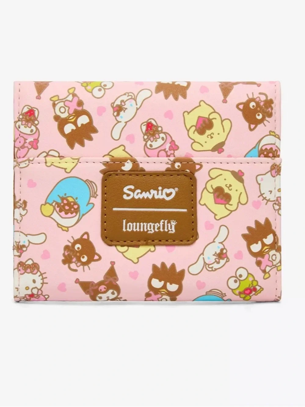 Loungefly Pink Hello Kitty Characters Mini Flap Wallet